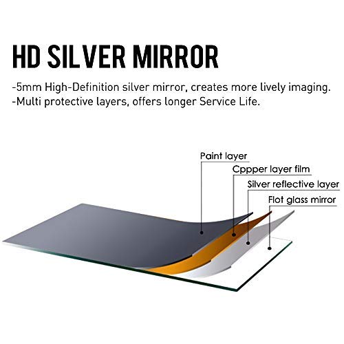 Unbreakable Plastic Sheet New Oval Shape Wall Sticker Mirror for Bathroom