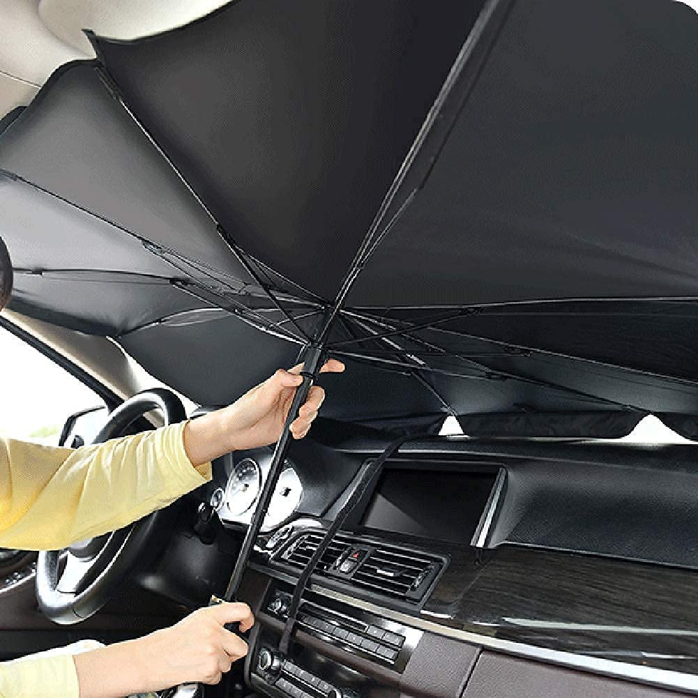 Car Windshield Sun Shade Umbrella – Foldable UV Protection for Car Interiors