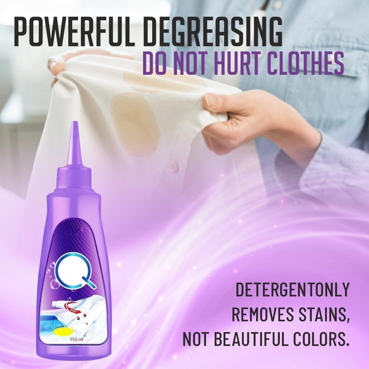 All Color Stain Remover for Clothes – Multi-Purpose Fabric Cleaner (Pack of 2)