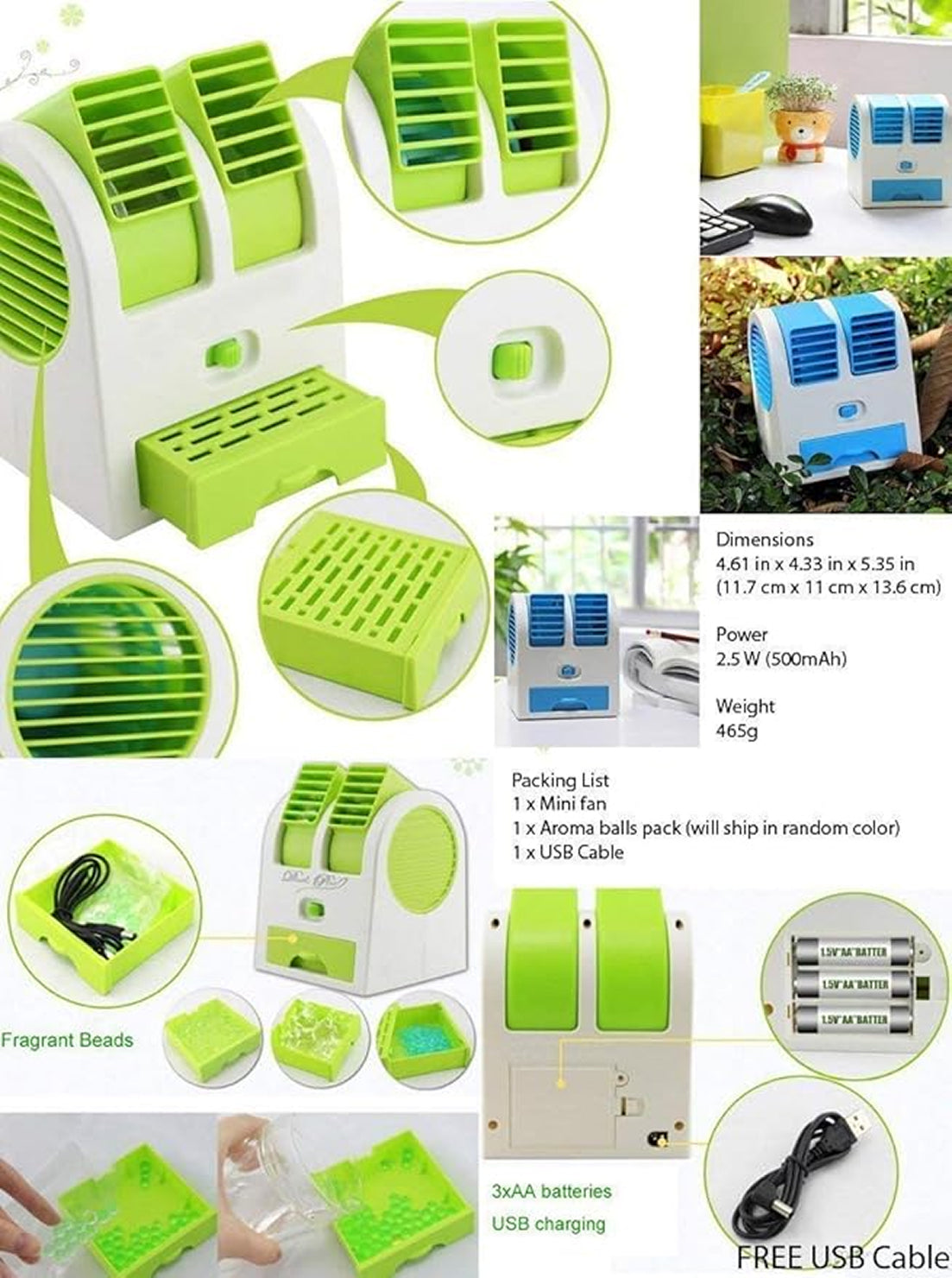 Mini Cooler Room Cooler Cooling Mini Cooler for AC Portable Air Cooler