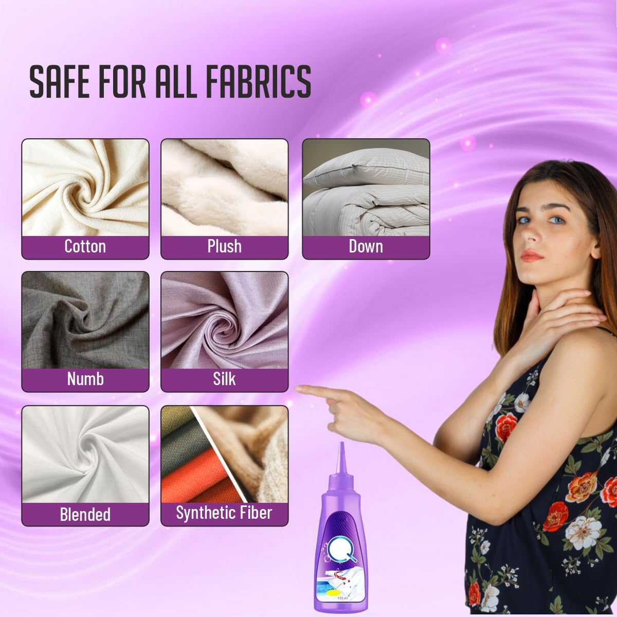 All Color Stain Remover for Clothes – Multi-Purpose Fabric Cleaner (Pack of 2)