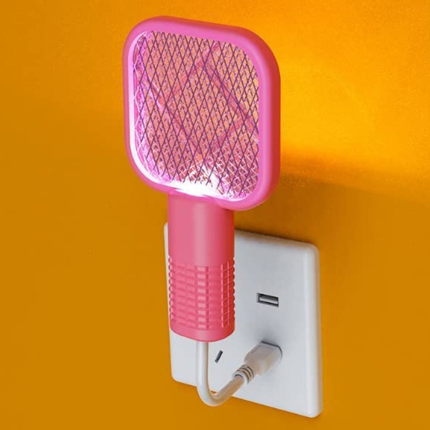Mosquito Racket - 3 in 1 Mini Electric Fly Swatter Racket and Fly Zapper