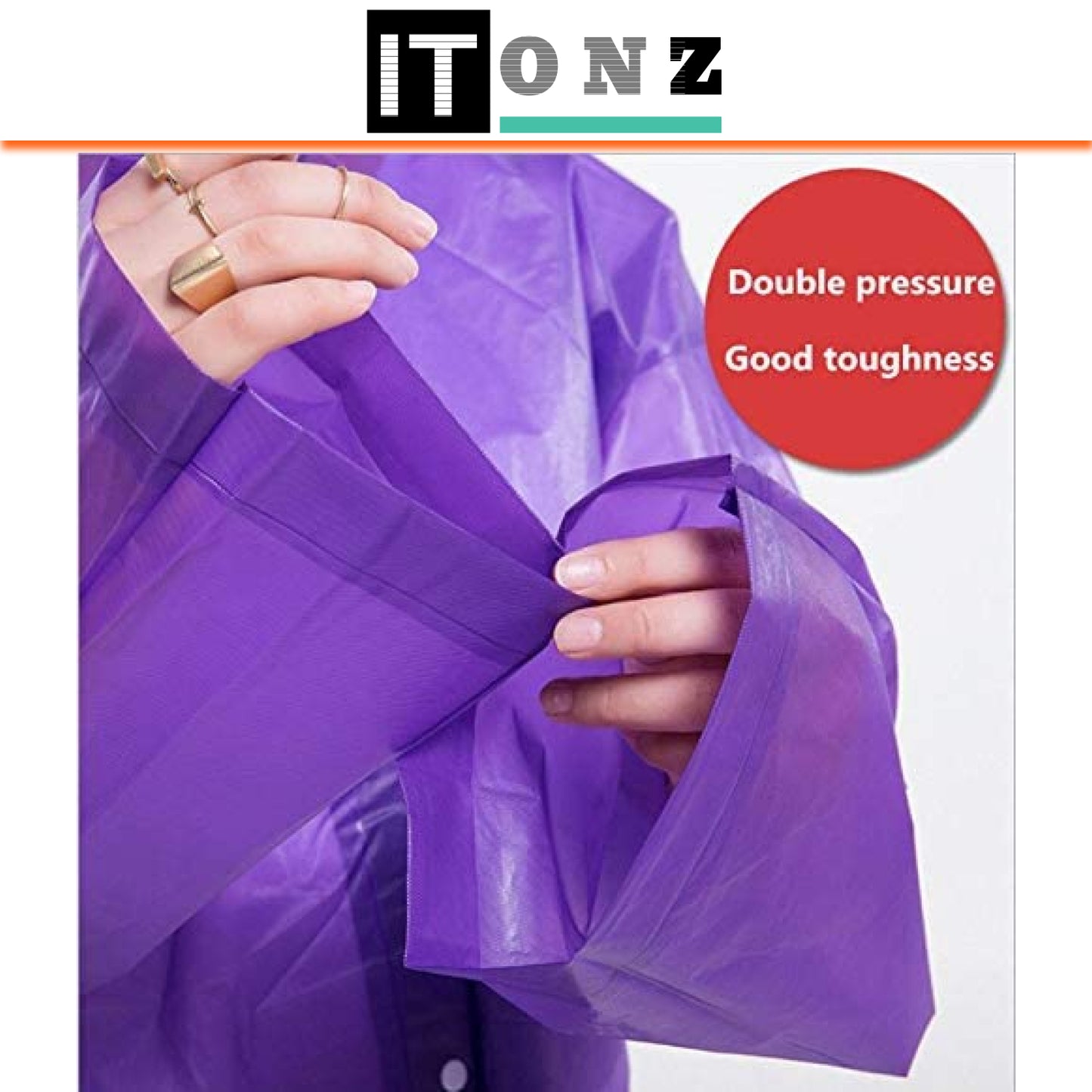 Reusable Wallet Rain Card Rain Coat for Adults - Colour as per availability.