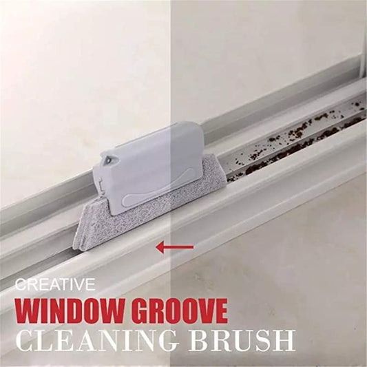 Window Door Track Cleaning Brush,Gap Groove Sliding Tools Dust Cleaner