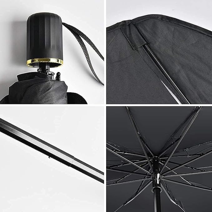 Car Windshield Sun Shade Umbrella – Foldable UV Protection for Car Interiors