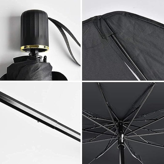 Car Windshield Sun Shade Umbrella – Foldable UV Protection for Car Interiors