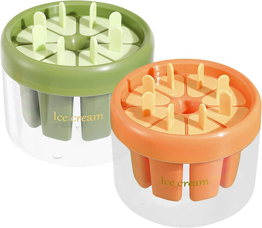 Reusable DIY 8-Piece Ice Pop Mould – BPA-Free, Easy Demoulding