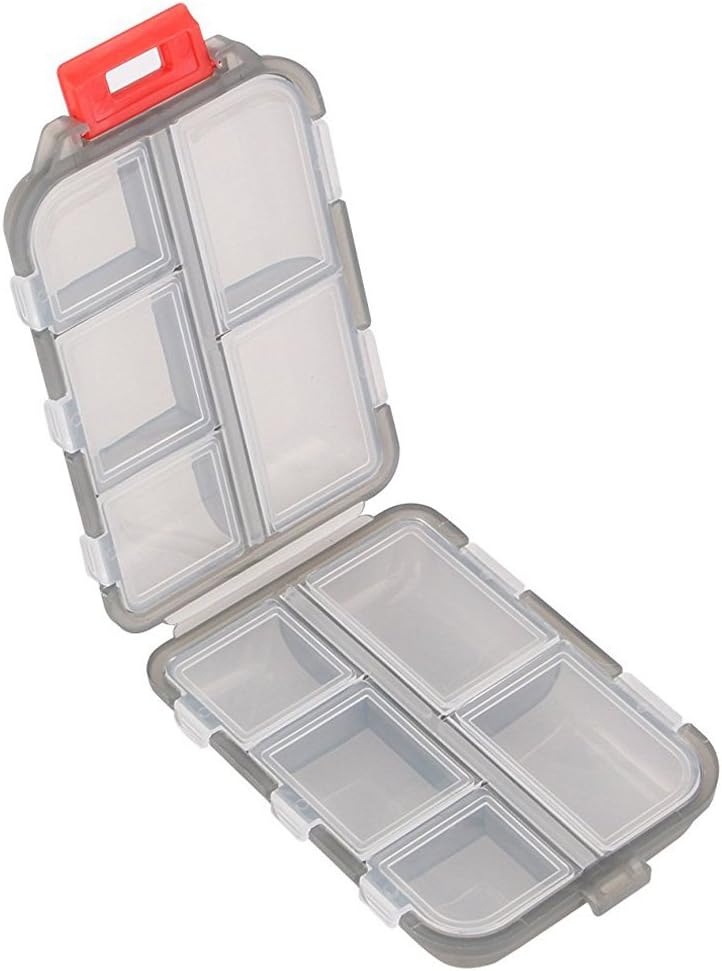 Multifunctional Pill Box, Portable Small Weekly Travel Pill Organizer