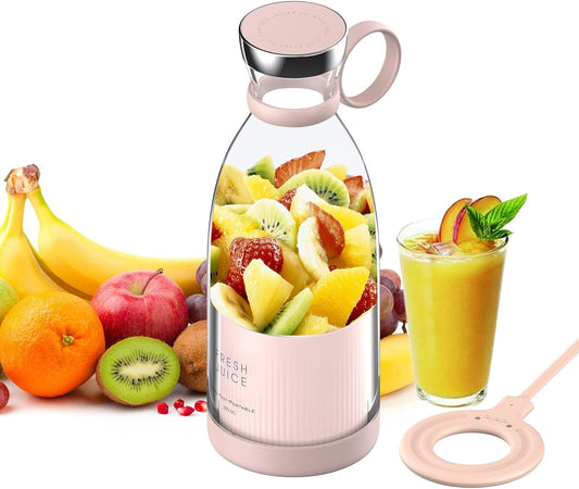 Rechargeable Travel Handheld Fruit Juicer (Multicolor)