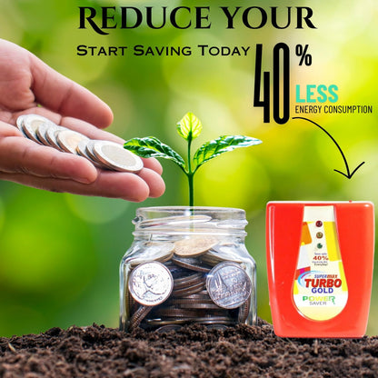 Turbo Gold Power Saver – Reduce Electricity Bills & Save Energy