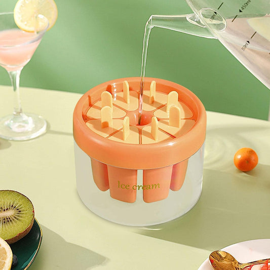 Reusable DIY 8-Piece Ice Pop Mould – BPA-Free, Easy Demoulding