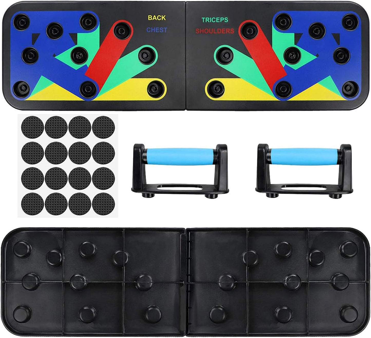 Push Up Rack Board Men Women 9 in 1 Body Building Fitness Exercise Workout Push-up Stands