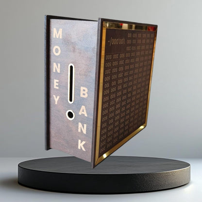 Wooden Money Saving Piggy Bank Box – Secure & Stylish Coin Storage