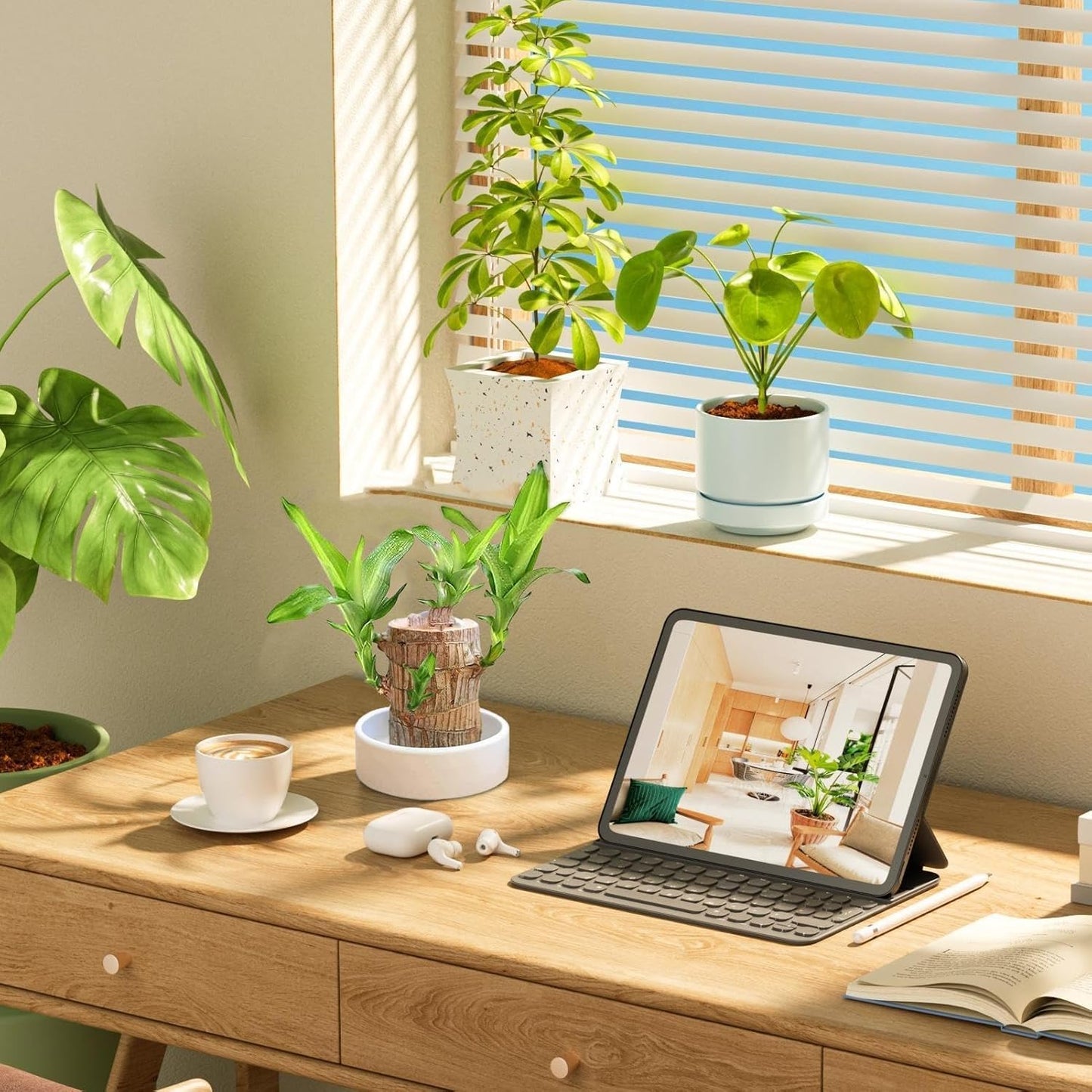 Green Lucky Brazil Wood Plant (Pack of 2) – Indoor Feng Shui Decor