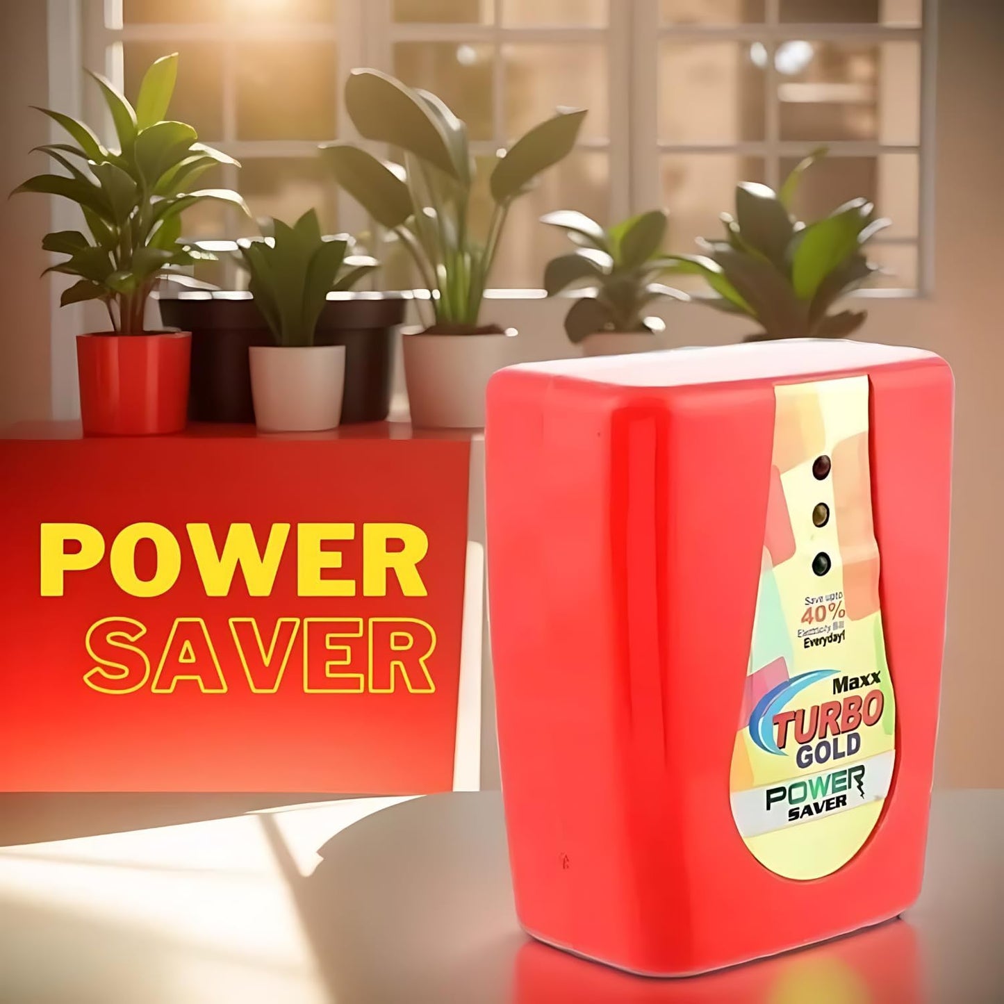 Turbo Gold Power Saver – Reduce Electricity Bills & Save Energy