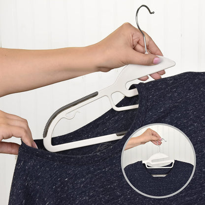 Anti-slip clothes hanger, multi-purpose household clothes hanger (Pack of 4)