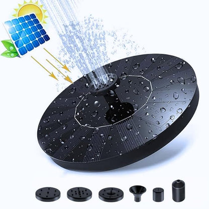 Fountain Solar Power Floating Water Pump for Pool Pond Garden and Patio Plants Round