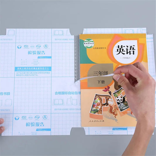 Book Protective Films Transparent Cover for Students School Office ( Pack Of 30 )