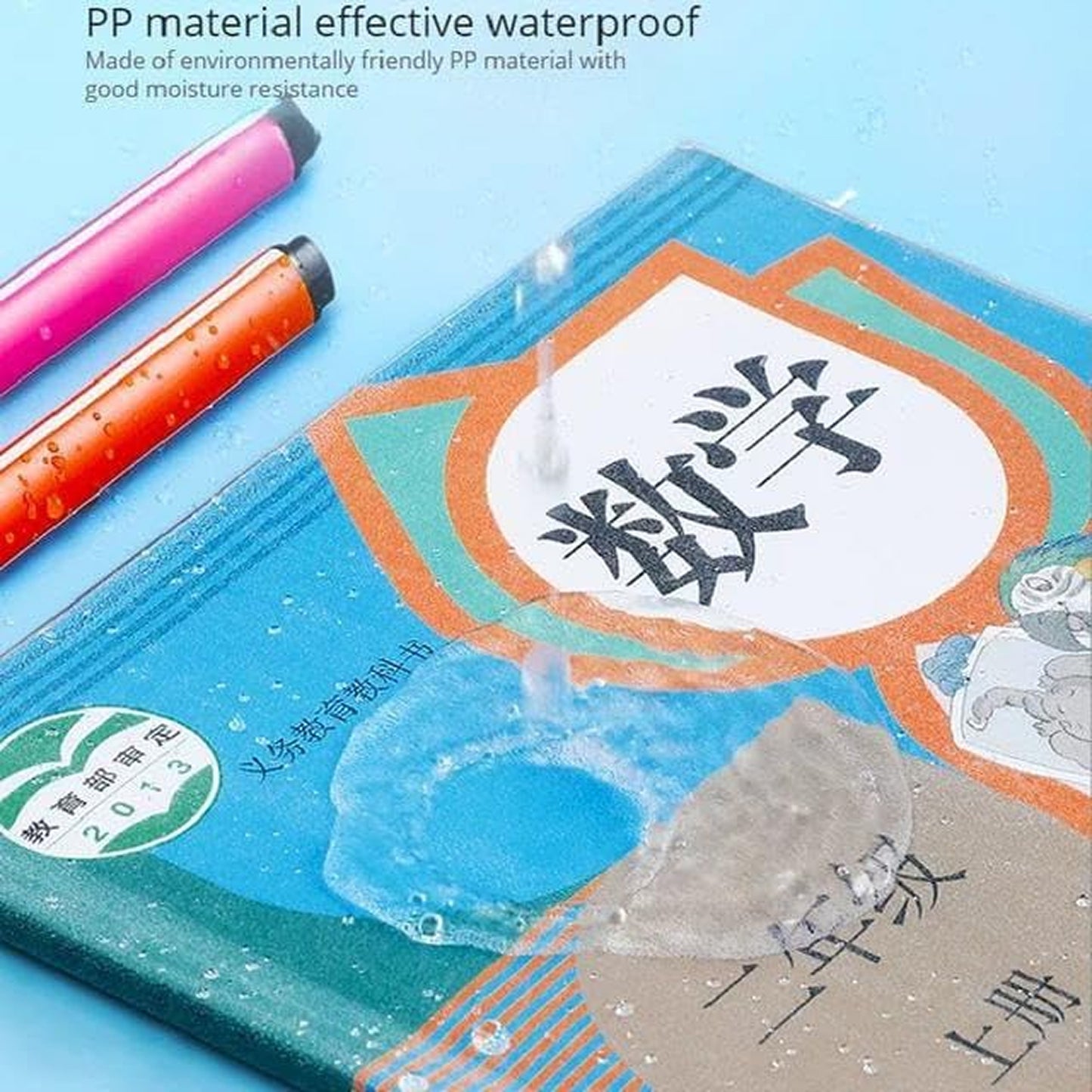 Book Protective Films Transparent Cover for Students School Office ( Pack Of 30 )