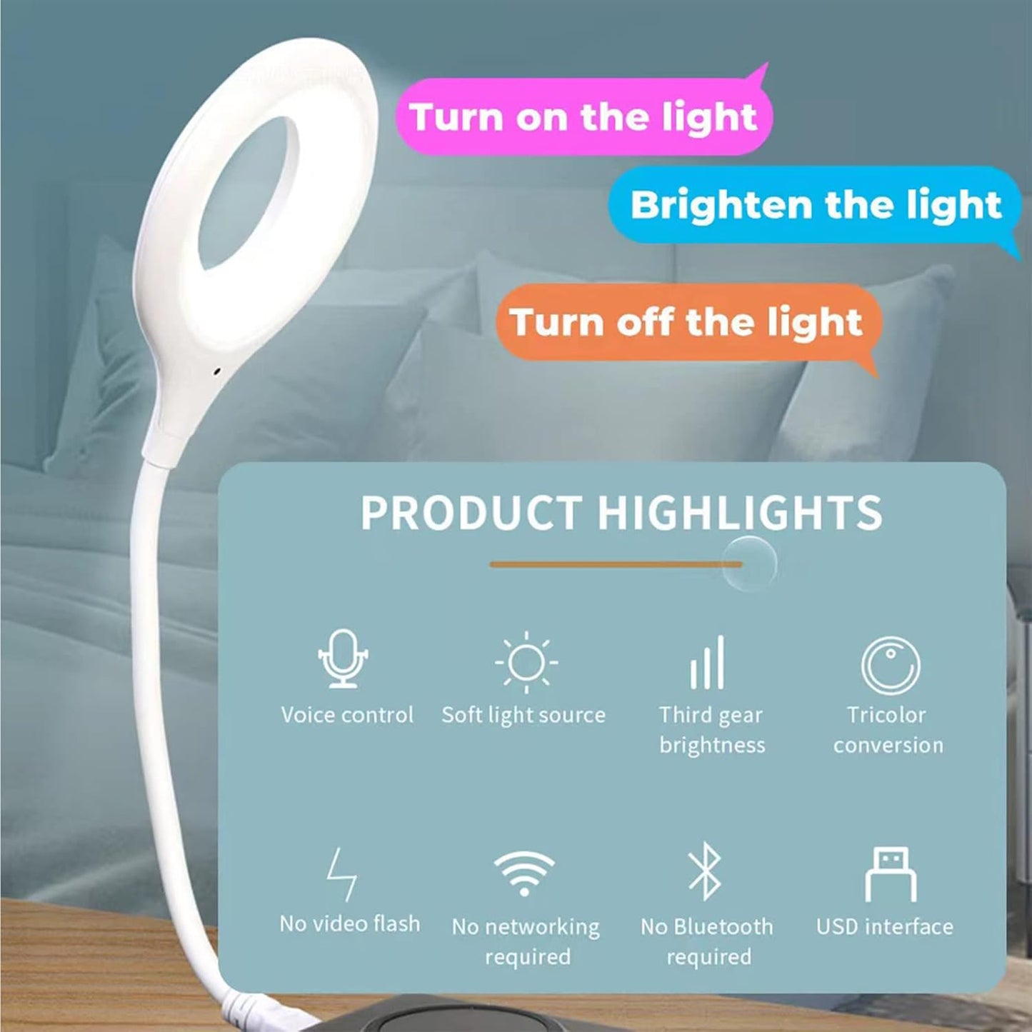 USB Smart Voice Light, Number Of Ports Pins: 1