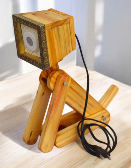 Unique Wooden Decorative Lamp